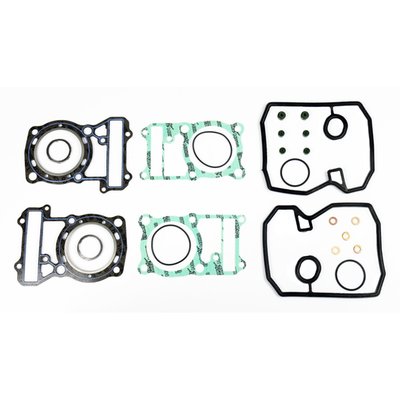 The Athena top end gasket kits include all necessary gaskets to rebuild the top end of the engine from the base gasket up. Kit includes all rubber gaskets, such as valve cover gaskets, o-rings and valve stem seal. High temperature blue silicon beading on most critical flat gaskets.