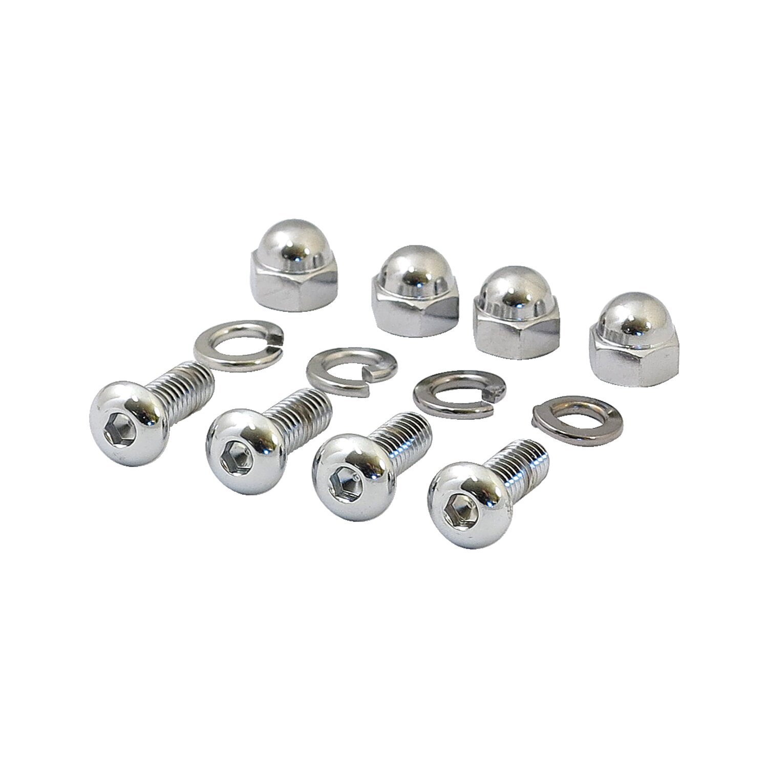 License plate mount kit. Buttonhead/Acorn