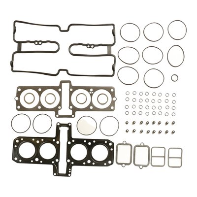 The Athena top end gasket kits include all necessary gaskets to rebuild the top end of the engine from the base gasket up. Kit includes all rubber gaskets, such as valve cover gaskets, o-rings and valve stem seal. High temperature blue silicon beading on most critical flat gaskets.