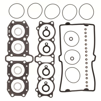 The Athena top end gasket kits include all necessary gaskets to rebuild the top end of the engine from the base gasket up. Kit includes all rubber gaskets, such as valve cover gaskets, o-rings and valve stem seal. High temperature blue silicon beading on most critical flat gaskets.