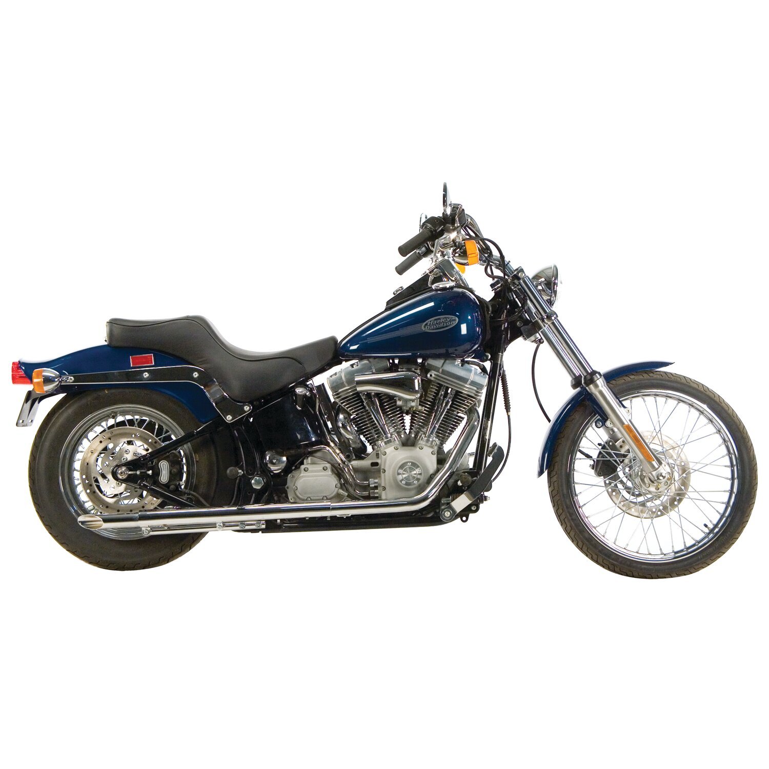 Paughco, Tailpipe extension. 18" Slash cut, Chrome