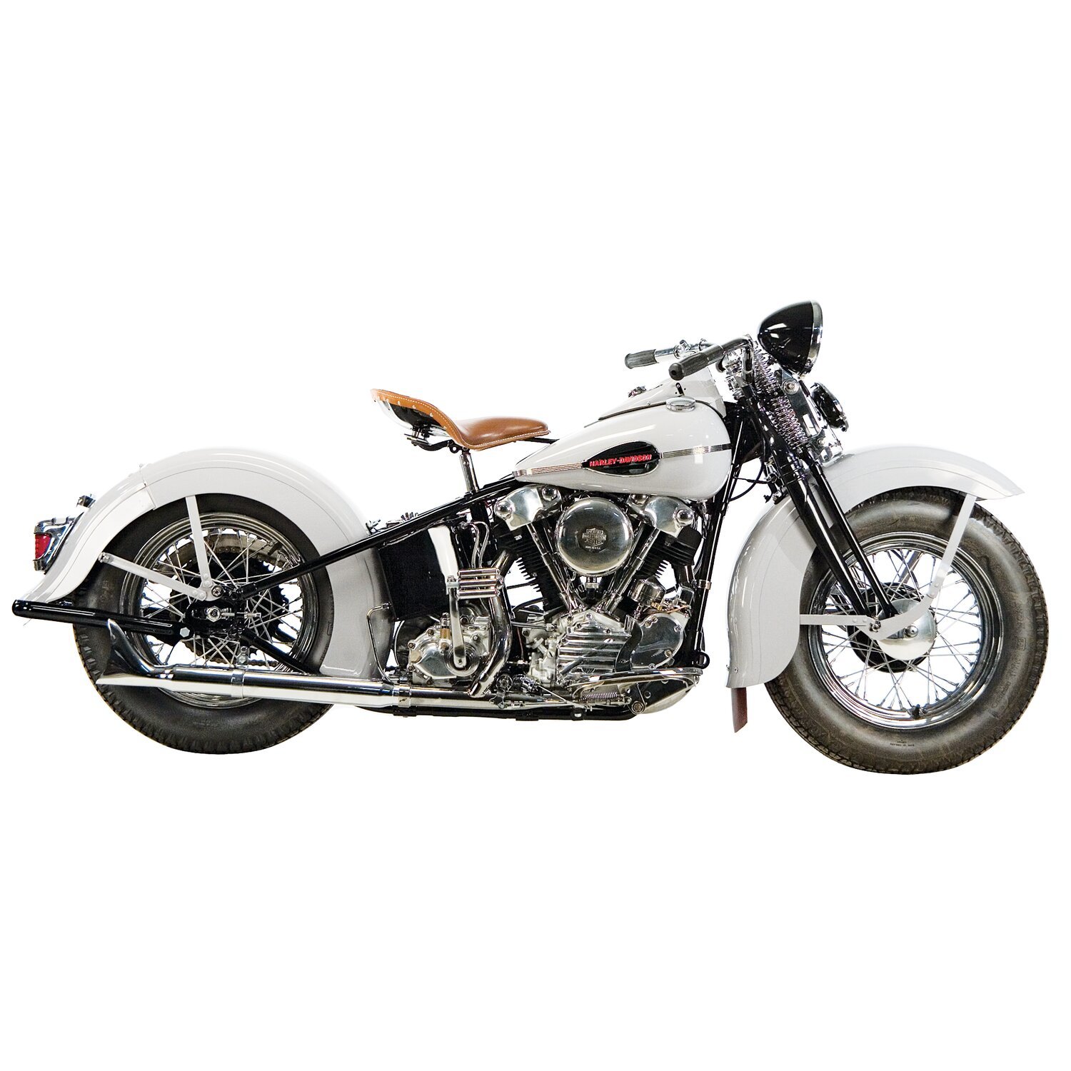 Paughco, Universal Fishtail muffler. 28" long. L&r, Chrome