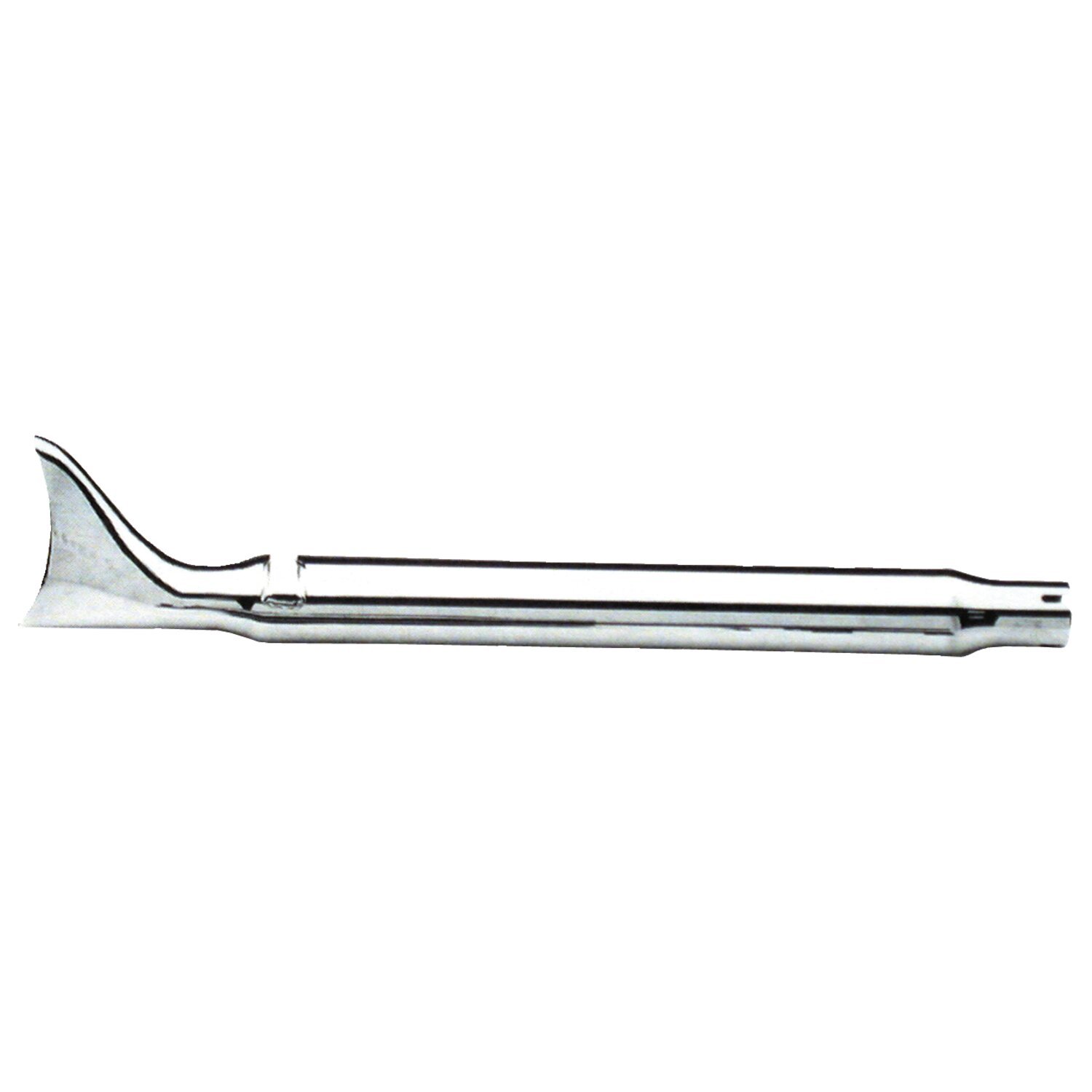 Paughco, Touring Fishtail slip-on muffler. 30" long. Right, Chrome