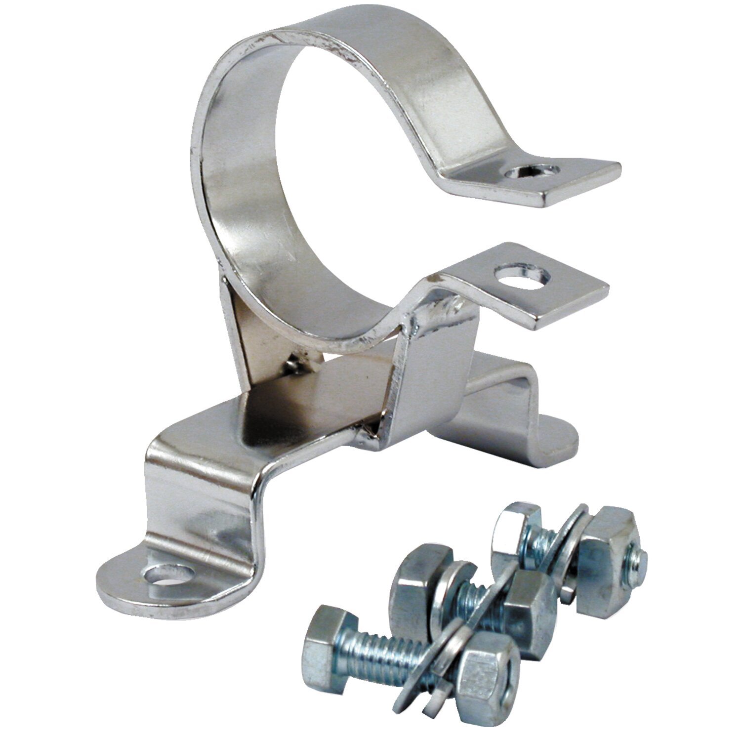 Paughco, 1-7/8" Exhaust hanger bracket, Silver, Chrome