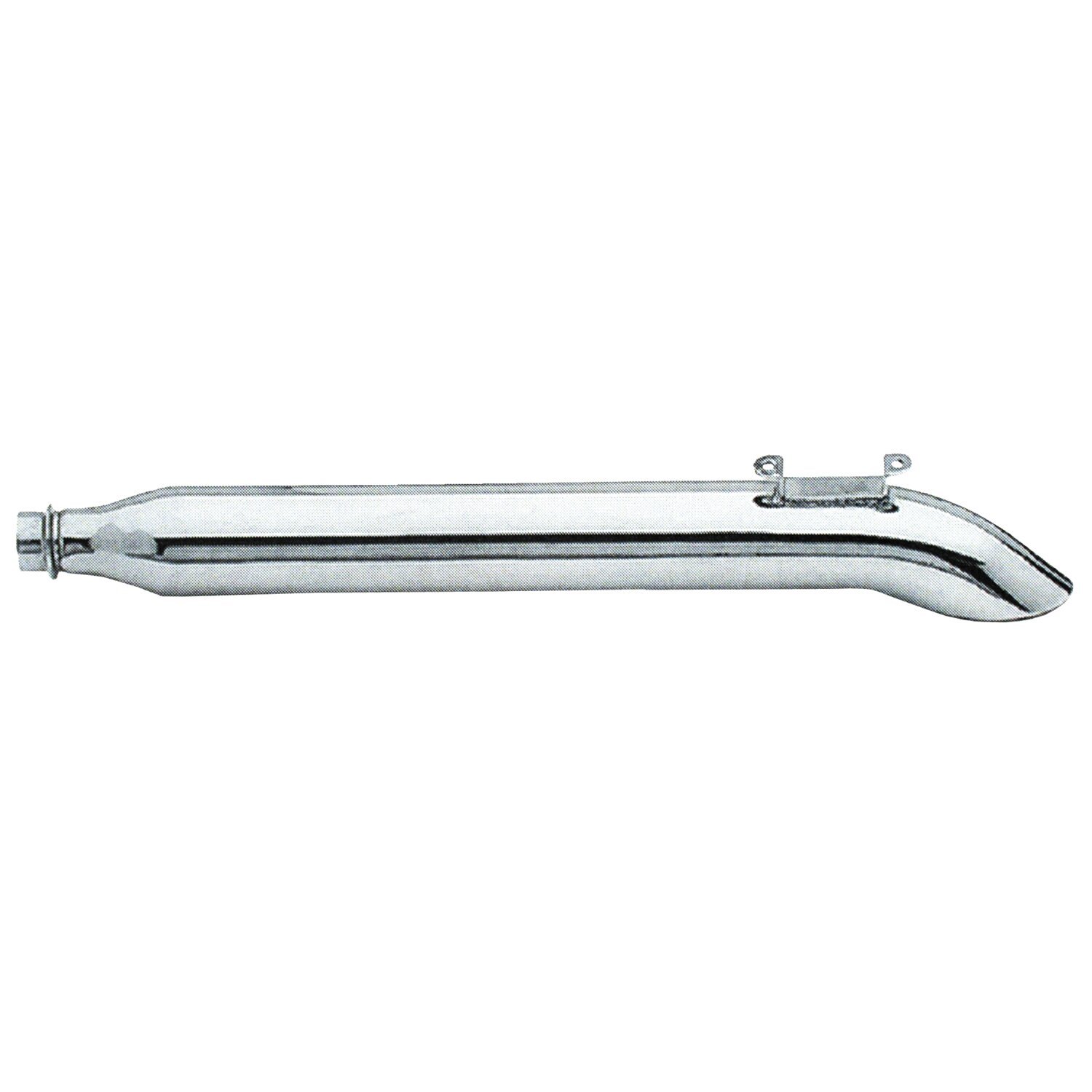 Paughco, 3" Turn down muffler. Left & right. 29" long