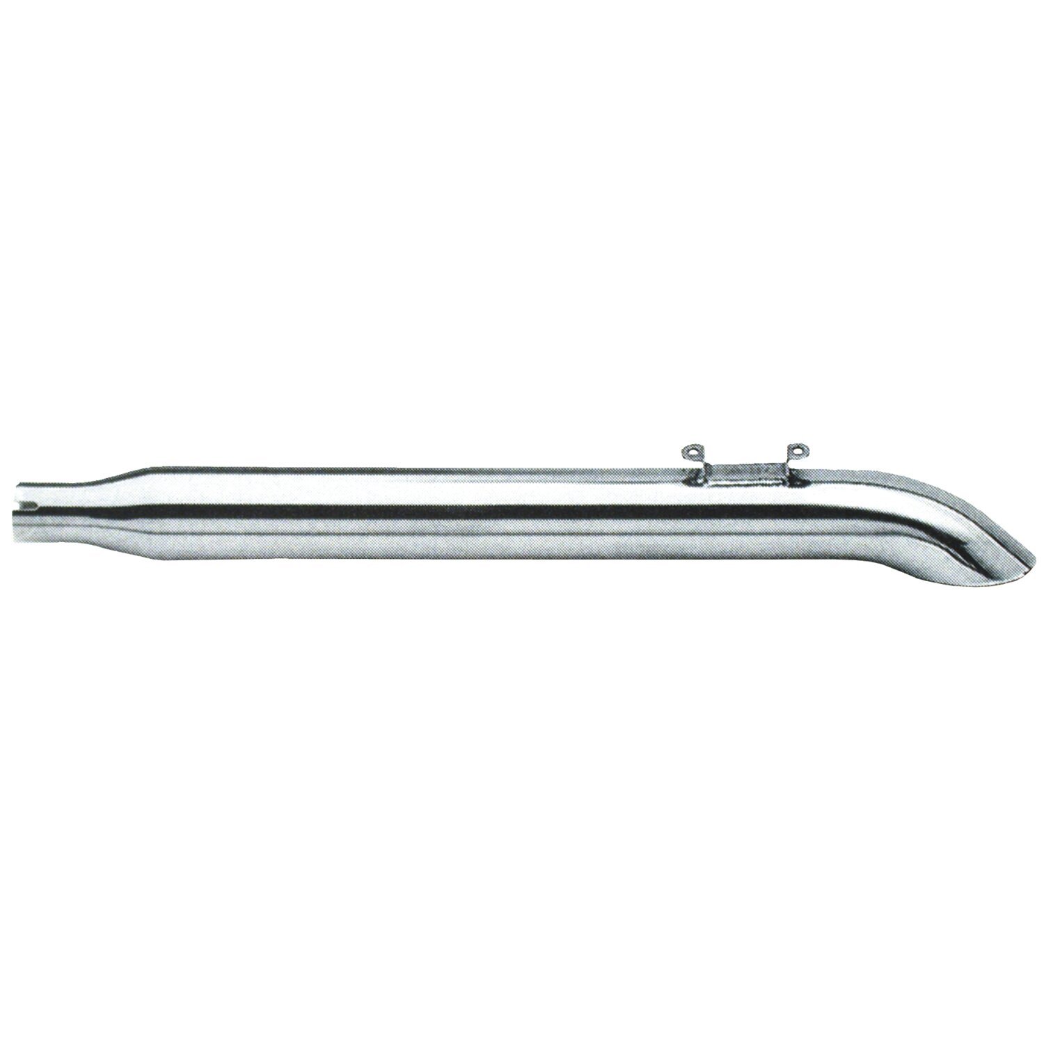 Paughco, 3" Turn down muffler. Left & right. 31" long, Polished