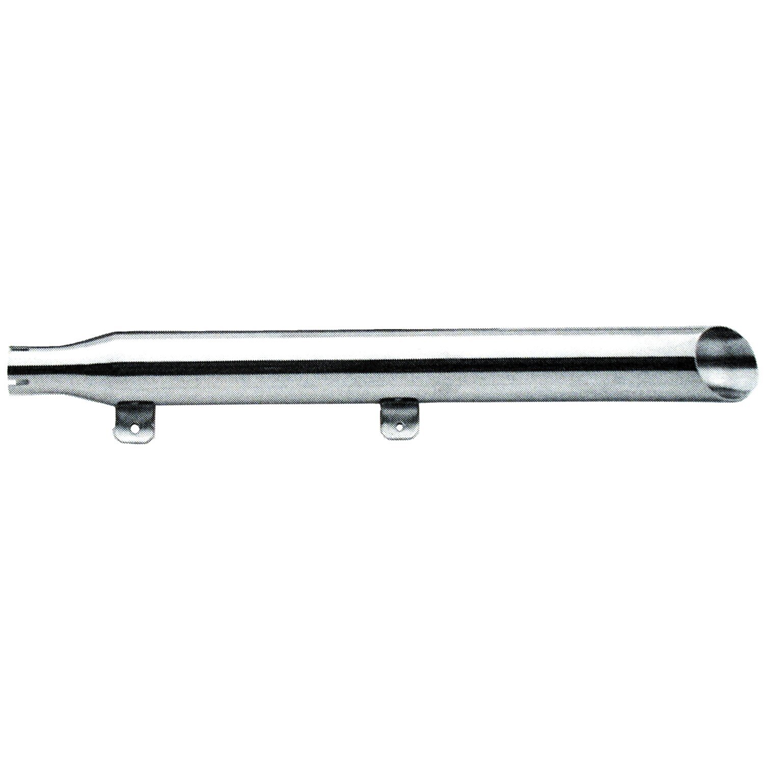 Paughco, 3" Slash-cut Cruiser muffler. 30". Left