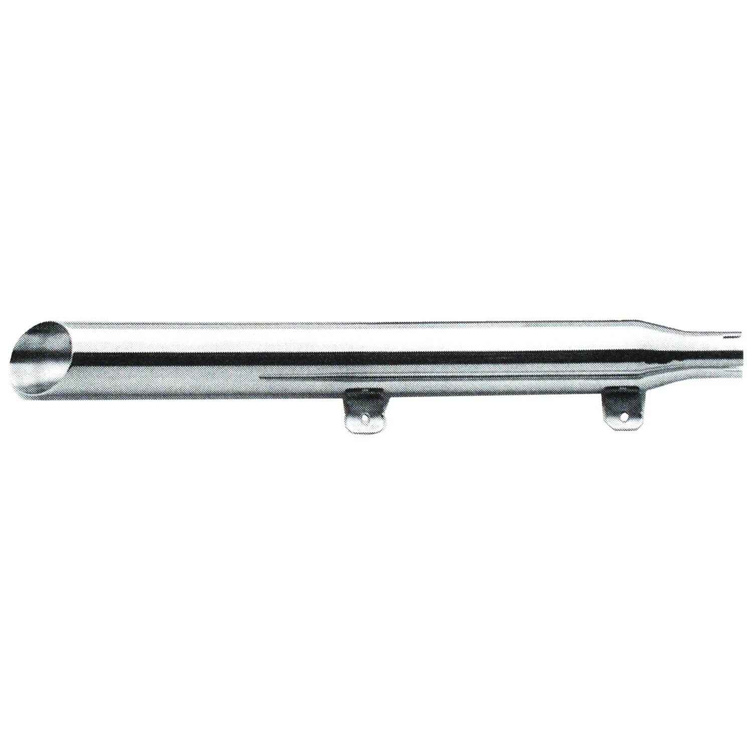 Paughco, 3" Slash-cut Cruiser muffler. 30". Right