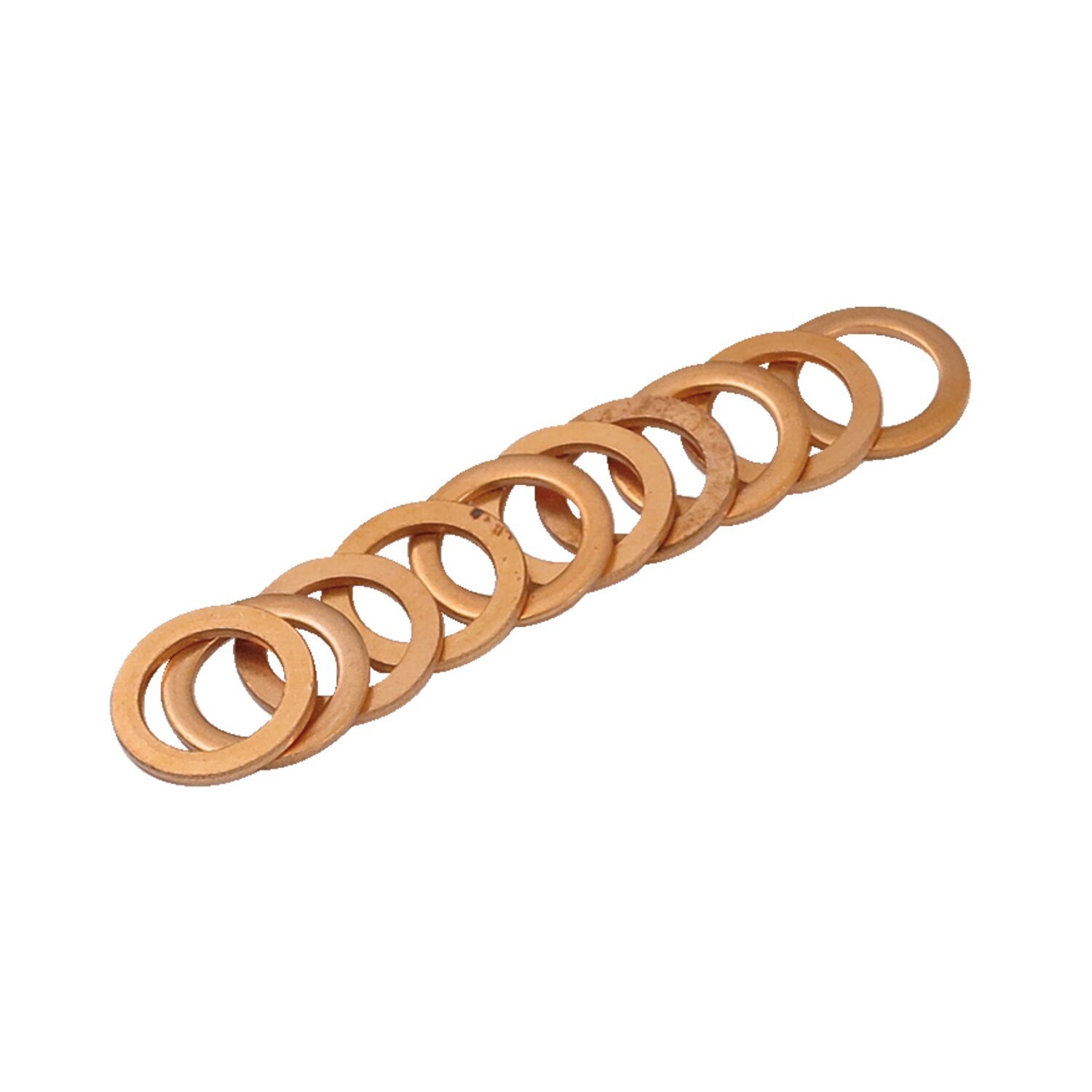 Goodridge brake line washers, 3/8" (10mm). Copper