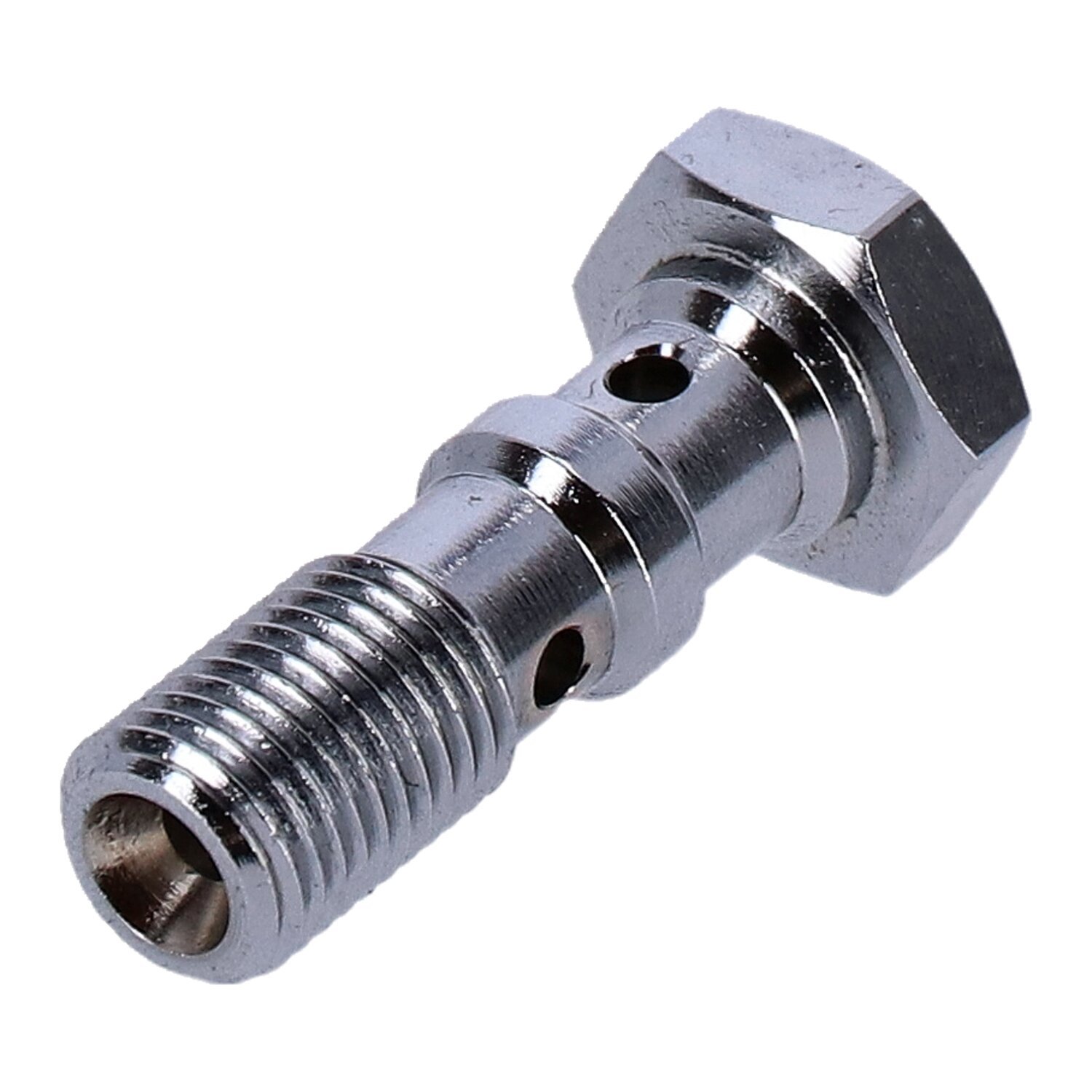Goodridge, 3/8-24 double banjo bolt, Chrome