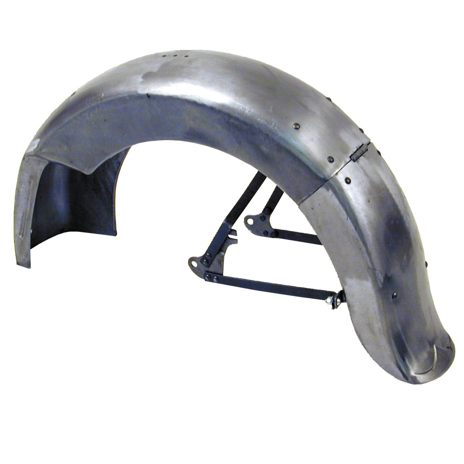 55-57 rigid big twin rear fender, Unpainted, Raw