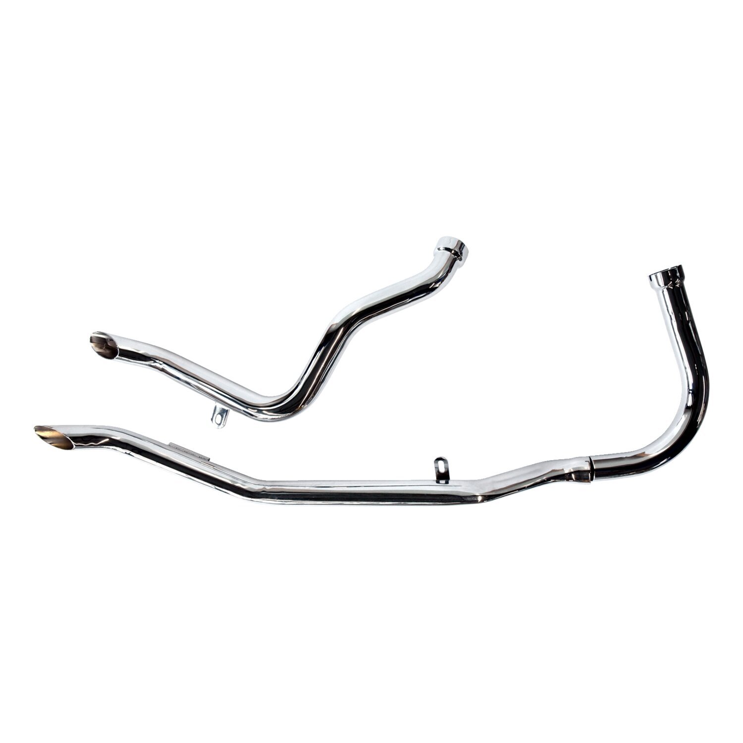 Paughco, Upswept head pipes - Gooseneck. over Transmission