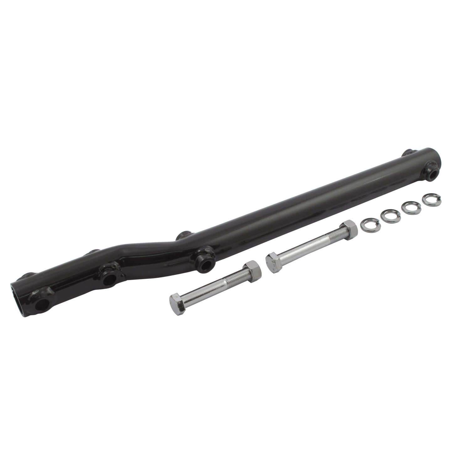 Exhaust support bracket, right side, Black, Matte
