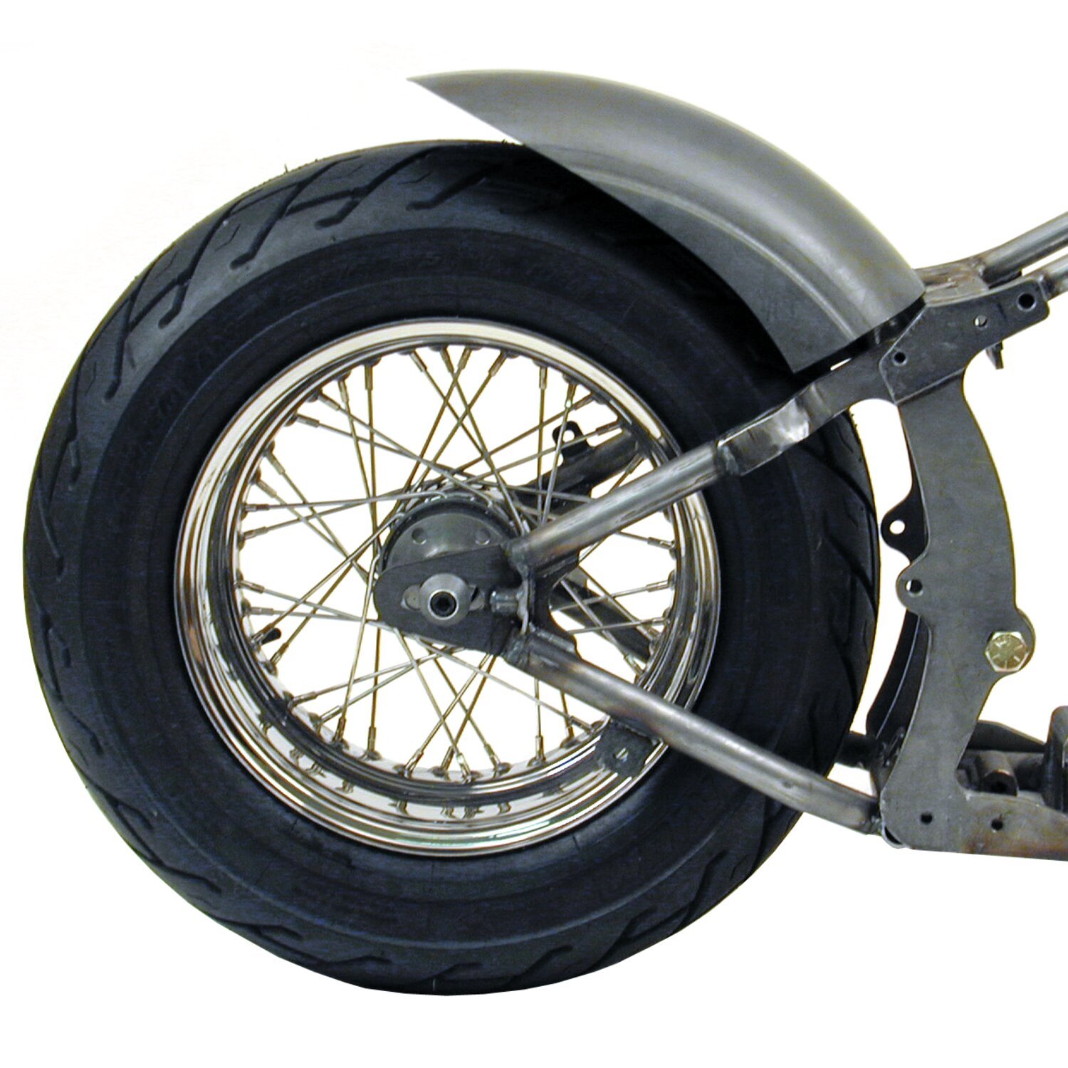 BK, Stiletto rear fender. Short. 270mm wide. 14"-18", Black