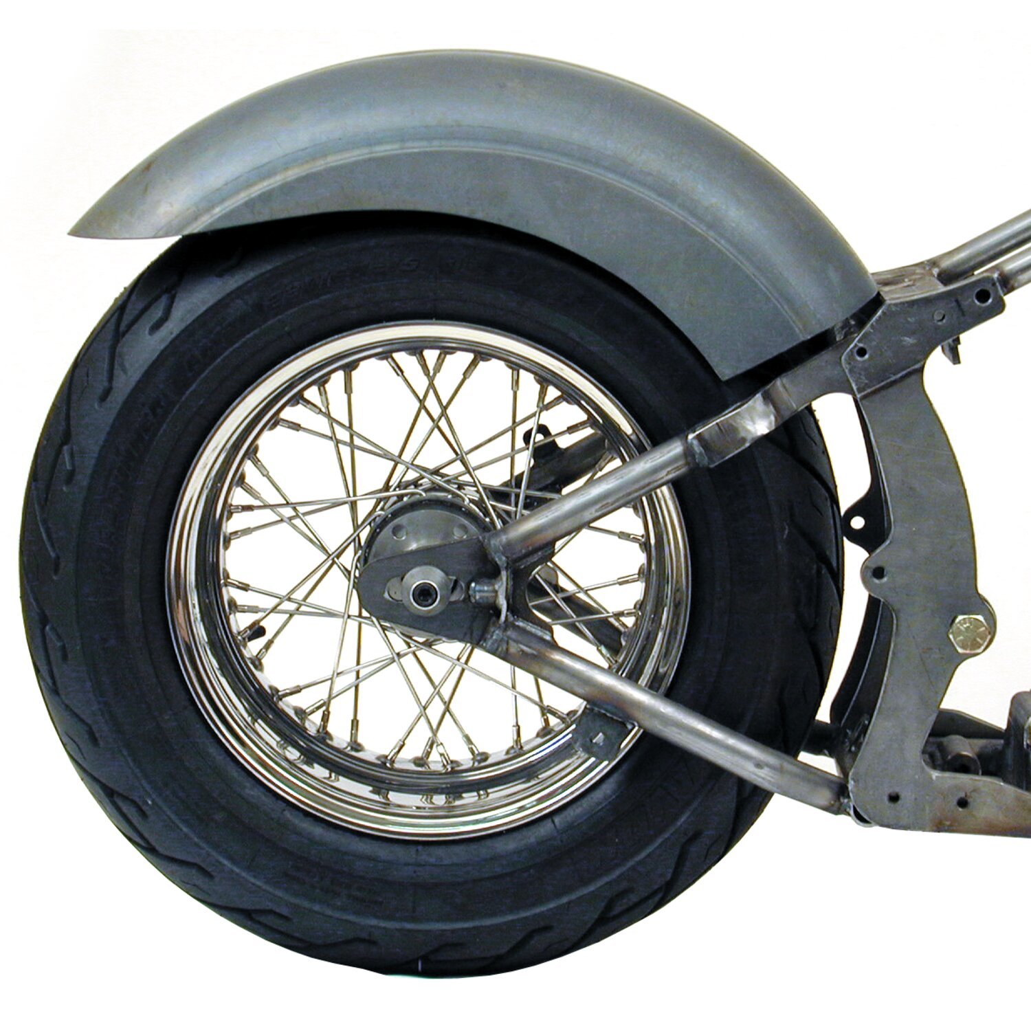 BK, Stiletto rear fender. Long. 280mm wide. 14"-18", Black
