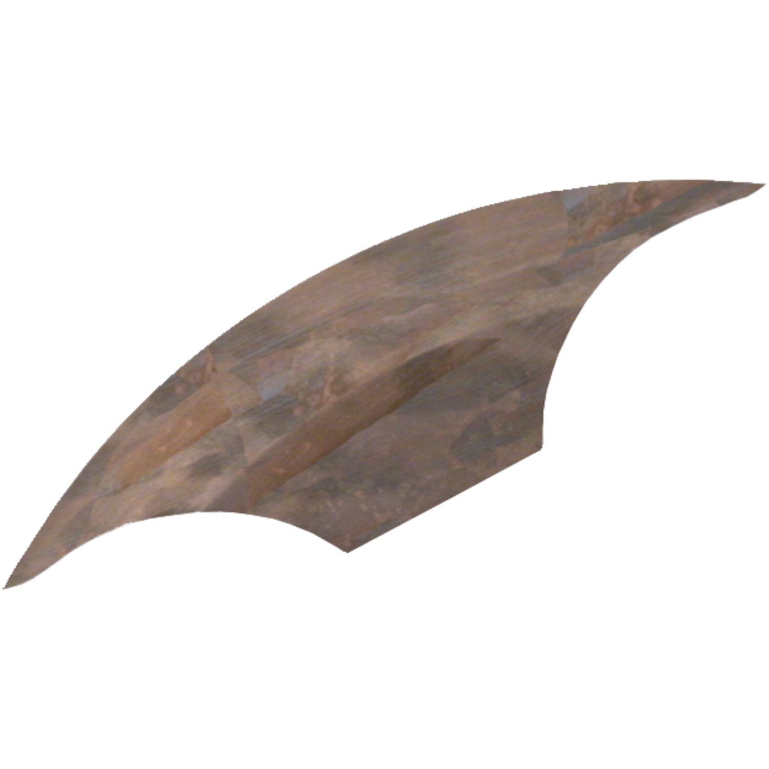 BK, Dagger front fender. 116mm wide. 16"-21", Black