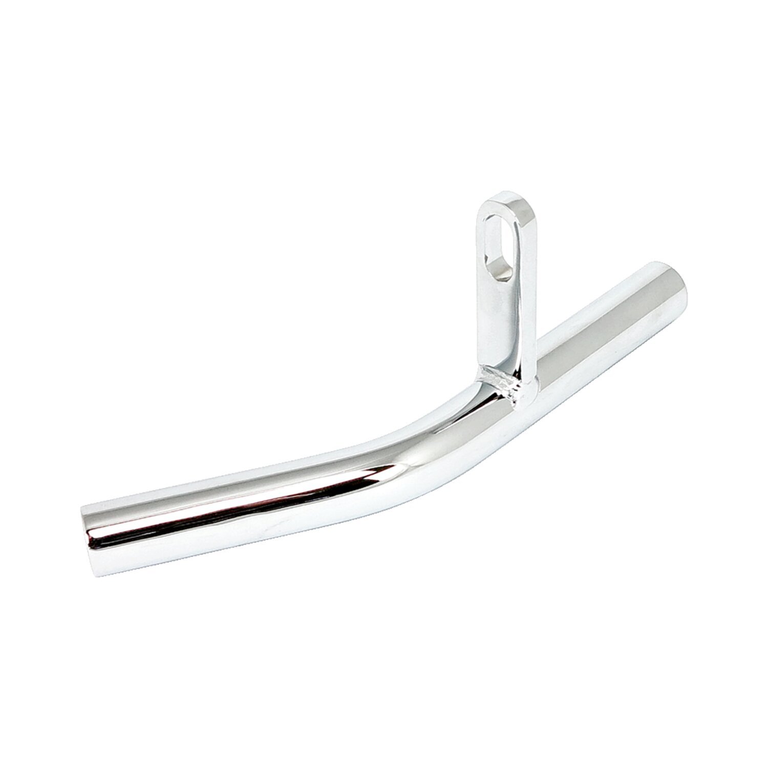 Nerf bar, primary case protection, Silver, Chrome