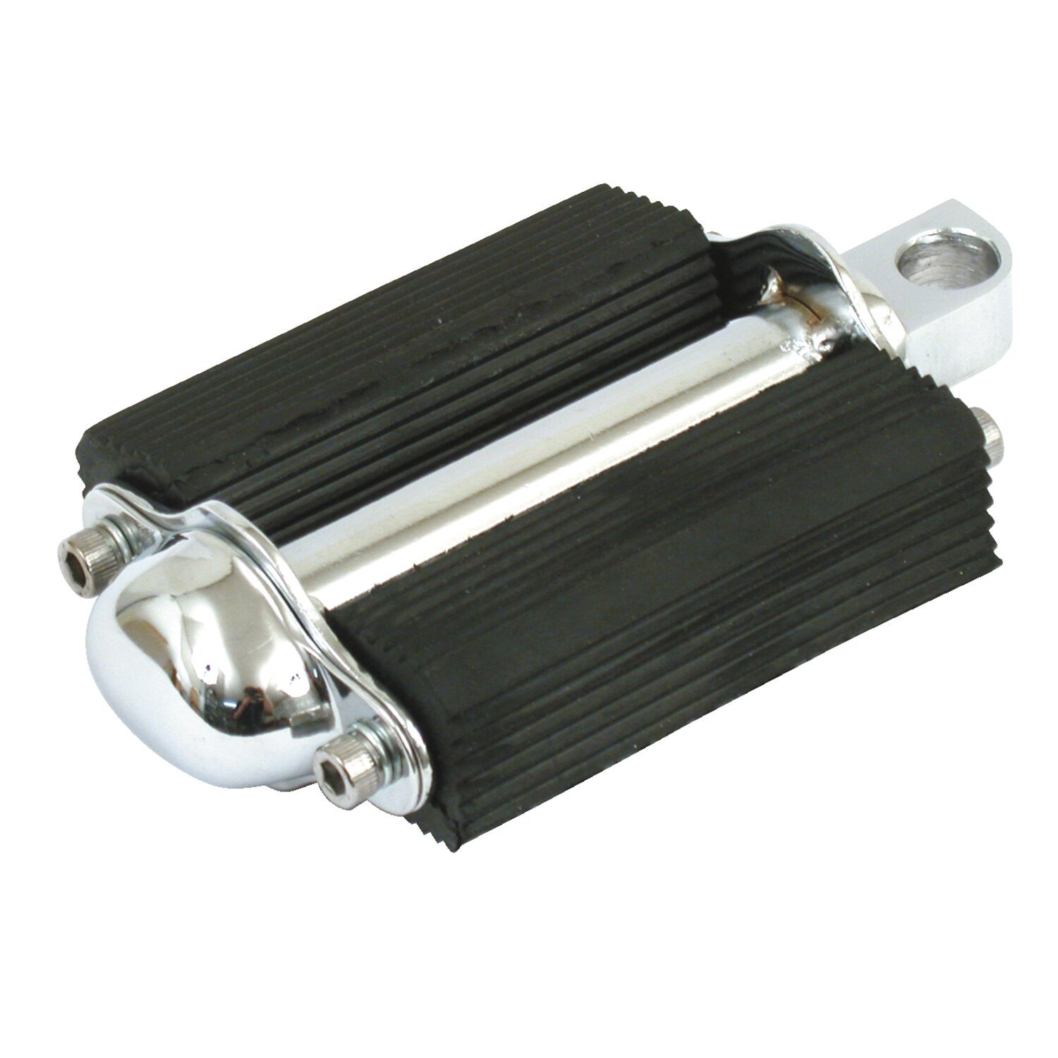 Kick pedal, 'Bicycle style, Black, Chrome