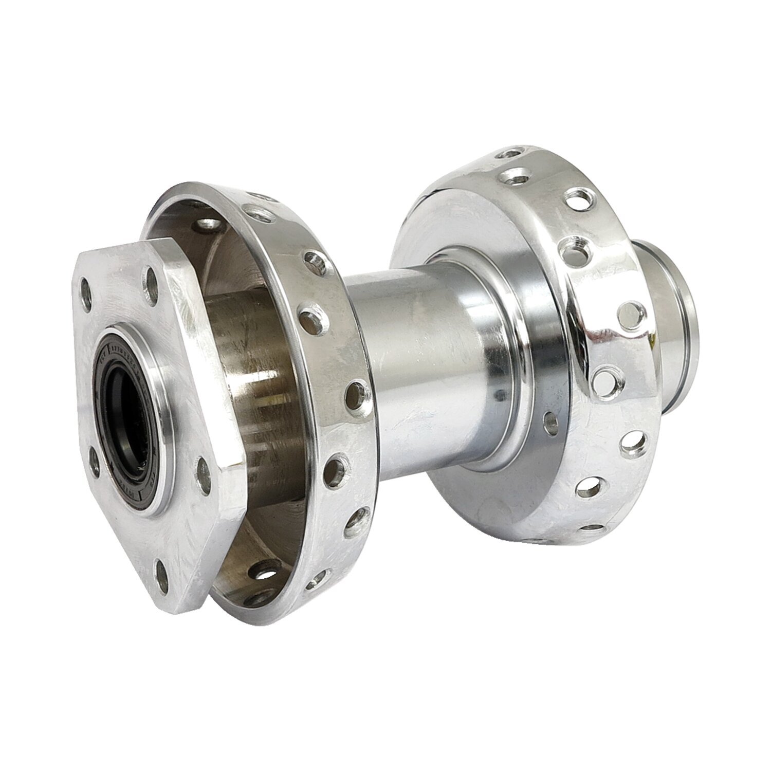 FLST single flange hub, chrome, 40 spoke