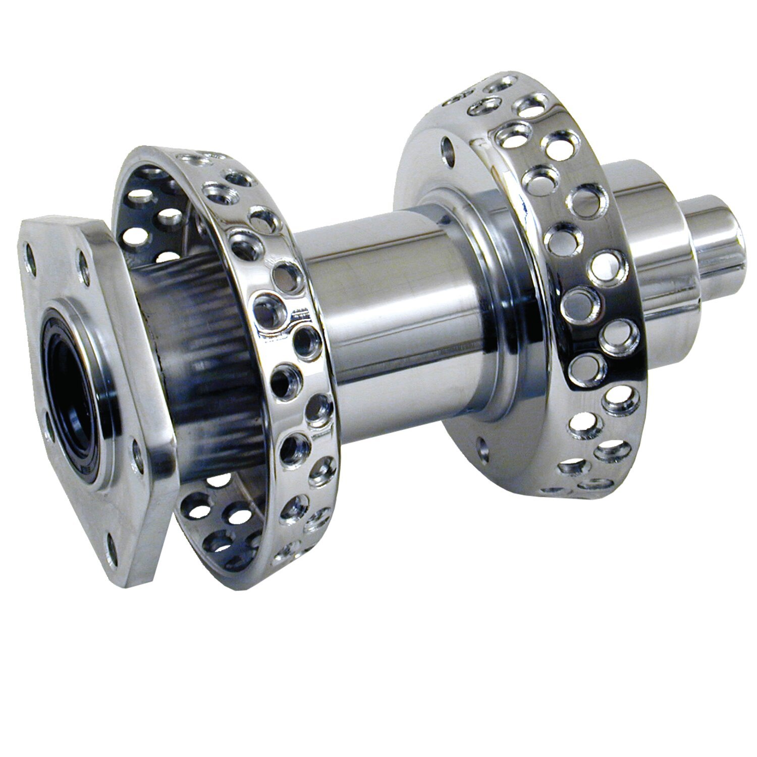 FXST single flange hub, chrome, 80-sp