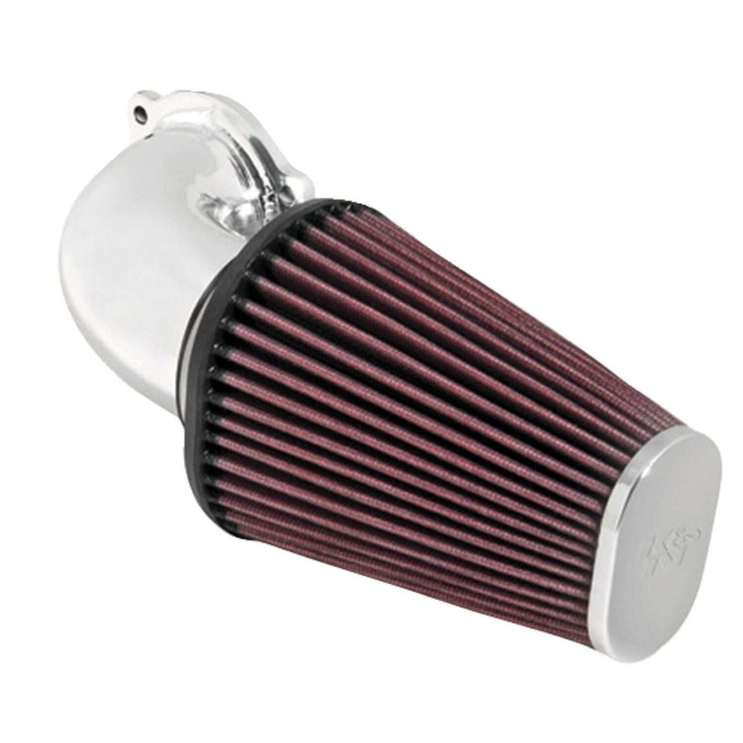 K&N, AirCharger performance air cleaner kit, Silver, Polished