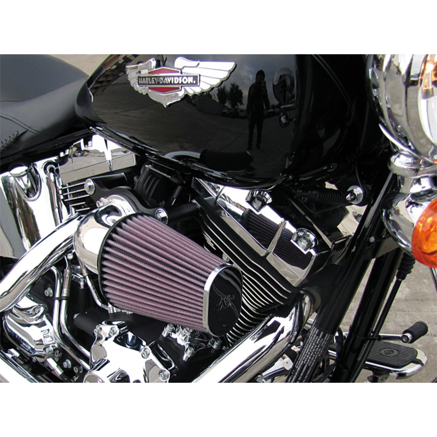 K&N, AirCharger performance air cleaner kit, Silver, Polished