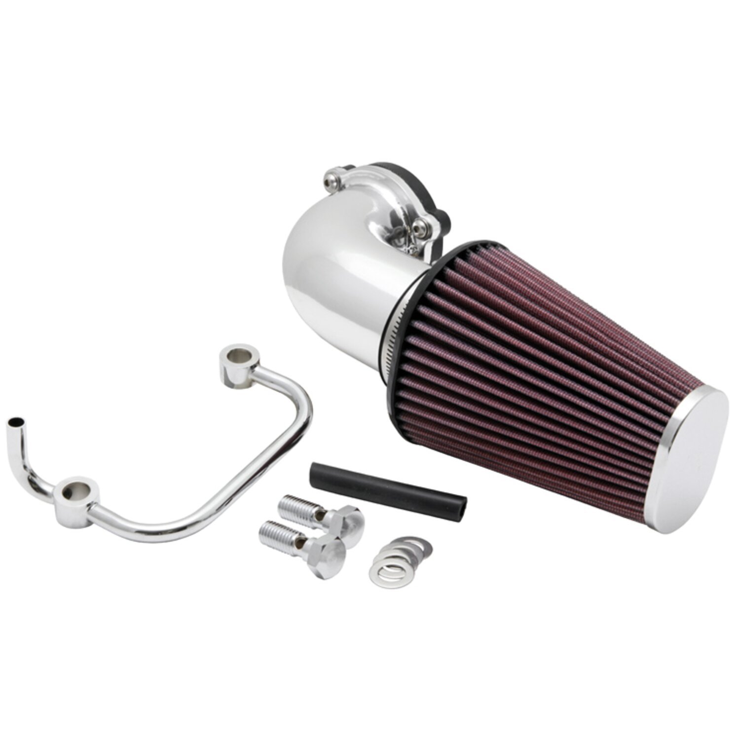 K&N, AirCharger performance air cleaner kit, Silver, Polished