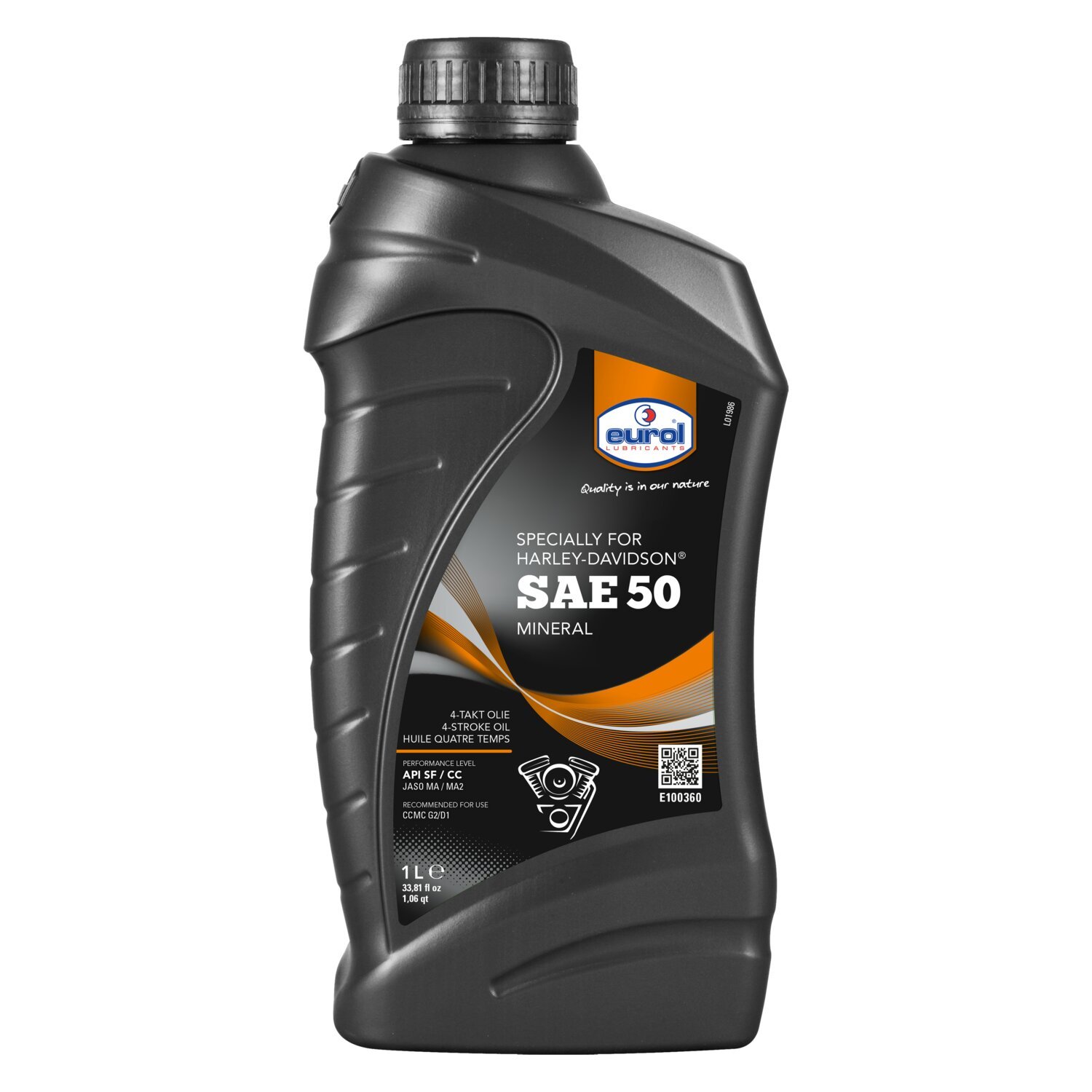 Eurol, motor oil SAE 50 SF-CC, 1L
