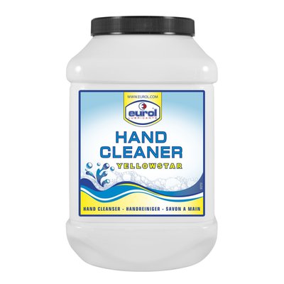 In a 4.5 liter can. A gel-like hand cleaner with skin friendly granes. For oil, grease, ink, paint and bitumes. Formulated with terpenes with skin protective components. Biodegradable for over 80%. Must be stored above 0°C. 
Note: See 910045 for dispencer pump and 910044 for chrome steel wall mounted holder, both fit this 4.5 liter can.