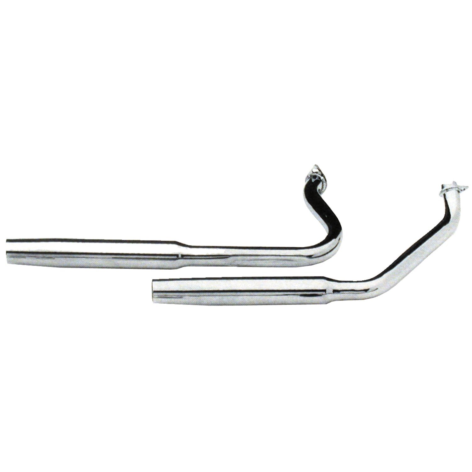 Paughco, Tapered exhaust (38, Unpainted, Chrome