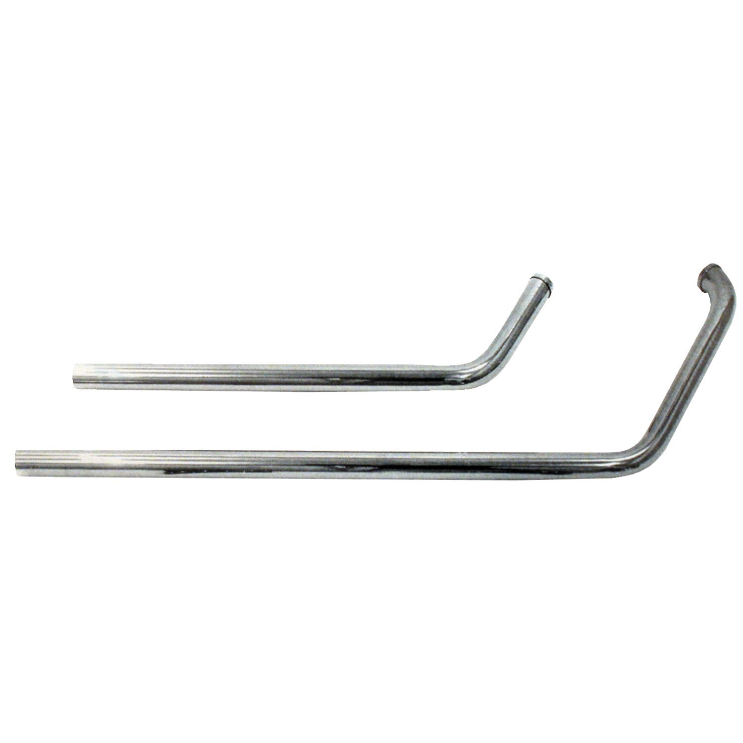 Paughco, Shotgun head pipes. extended front, Chrome