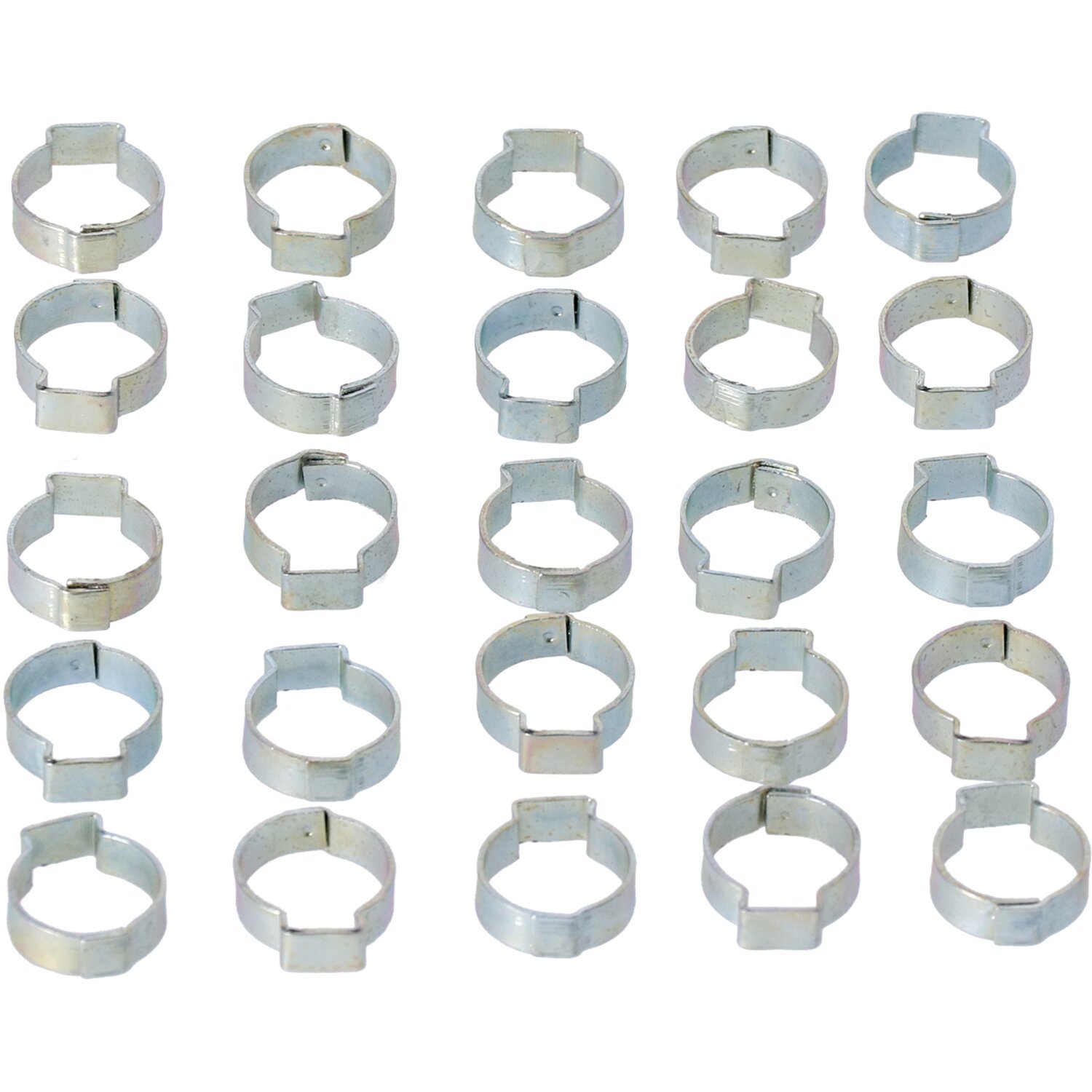 Crimp hose clamp, 11/16 (17.53mm) ID. Zinc
