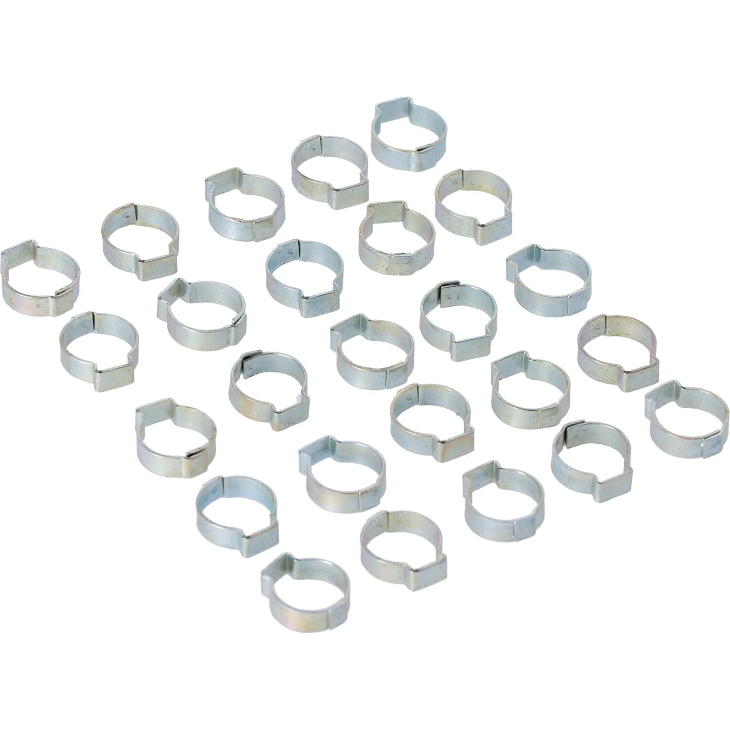 Crimp hose clamp, 11/16 (17.53mm) ID. Zinc
