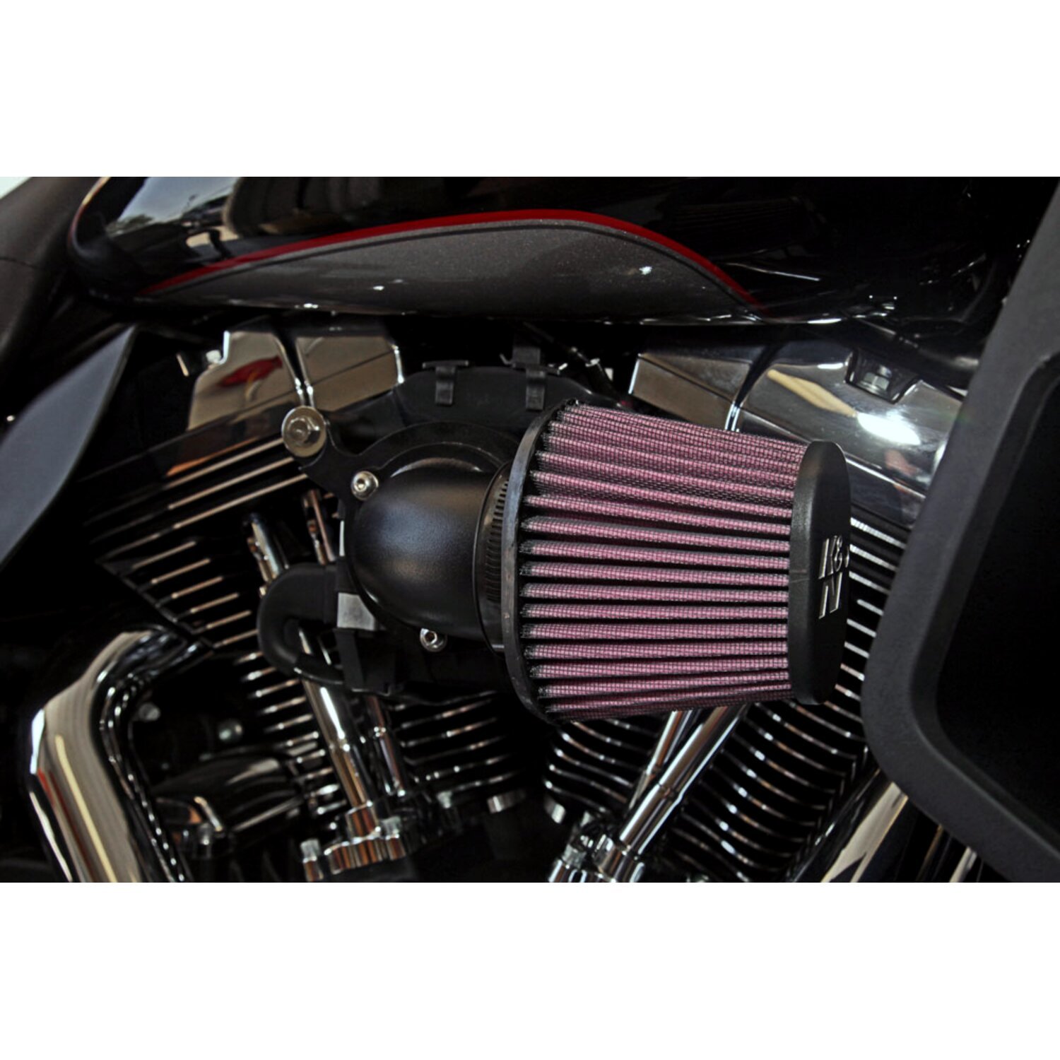 K&N, AirCharger performance air cleaner kit, Black