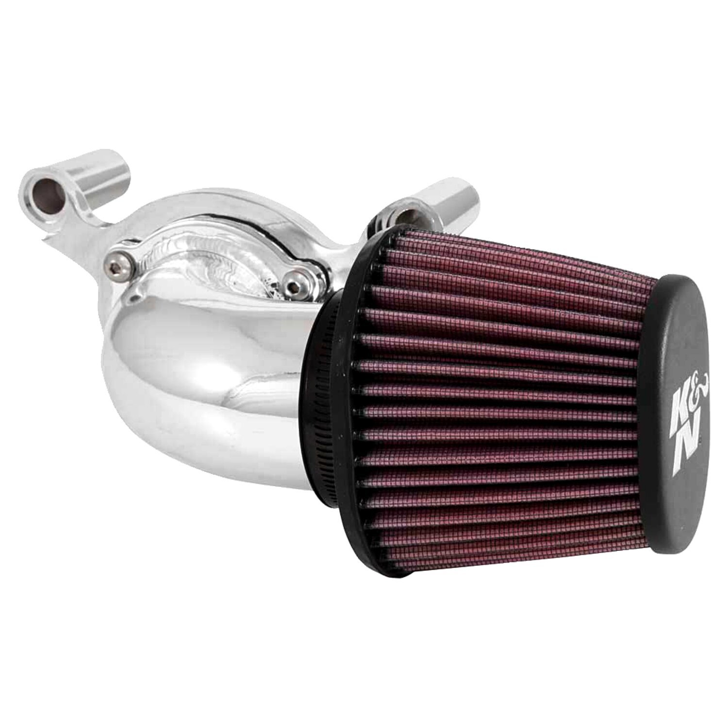K&N, AirCharger performance air cleaner kit, Silver, Polished