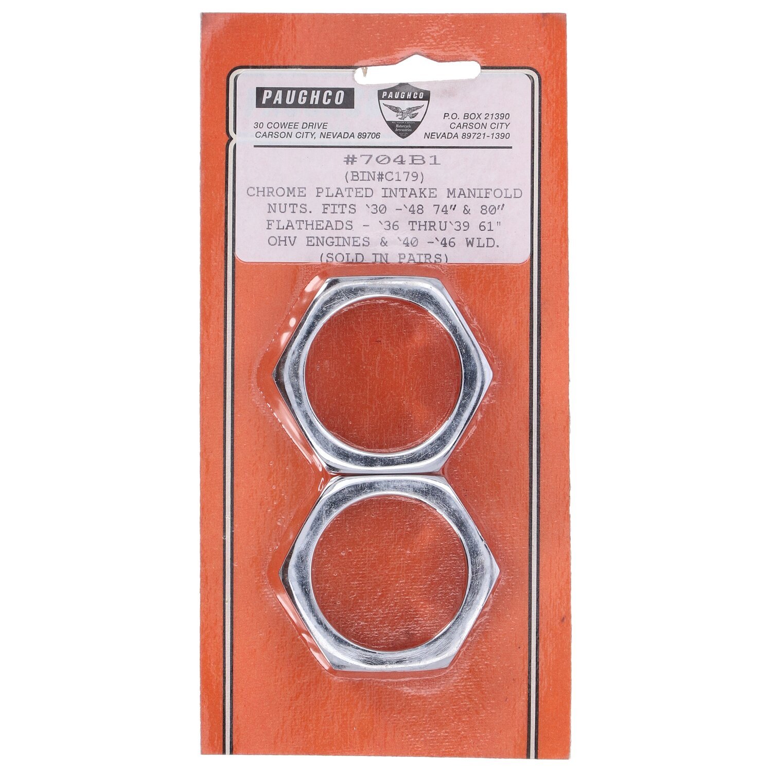 Paughco, Intake manifold nuts