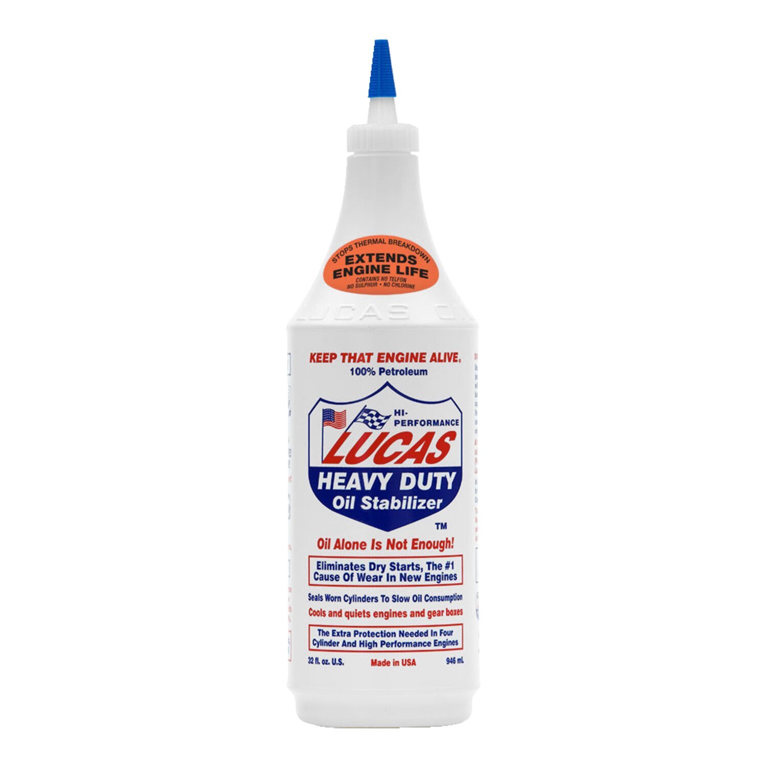 Lucas, heavy duty oil stabilizer. Mineral, 1 Quart