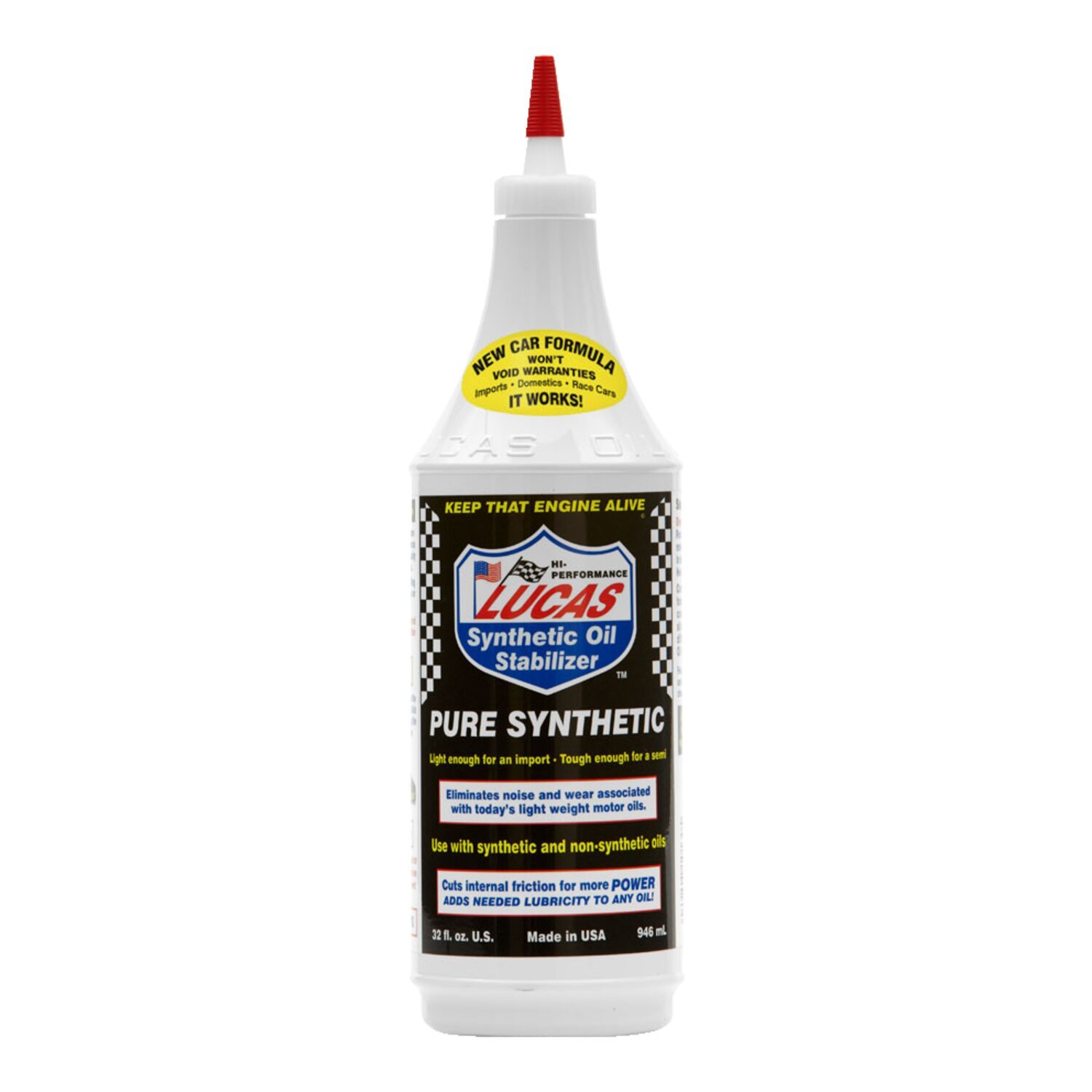 Lucas, heavy duty oil stabilizer. Synthetic