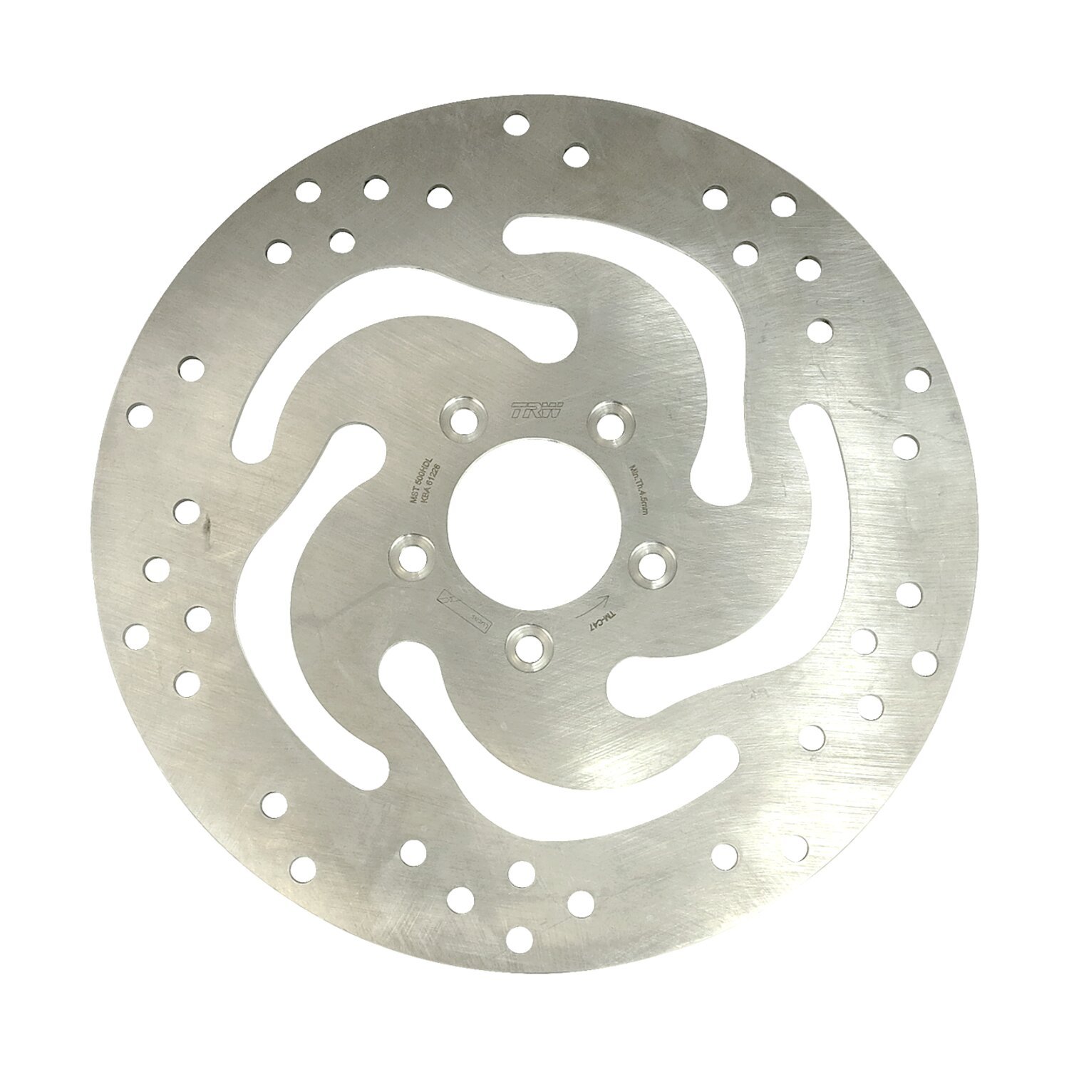 TRW brake rotor OEM style swept 11.5" front, left