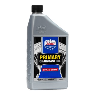 Mineral. 1 quart (946cc) bottle. Lubricant for the primary chain of all late model Big Twin models where the primary is not equipped with an automatic oiler. 
- Designed to carry away more heat from the clutch plates and friction plates. This assures a longer more trouble-free clutch life 
- Expect a smooth clutch action, less slippage, longer chain and sprocket life and a much longer oil life 
- A heat transfer fluid for the clutch as well as a lubricant for the chain and sprockets
