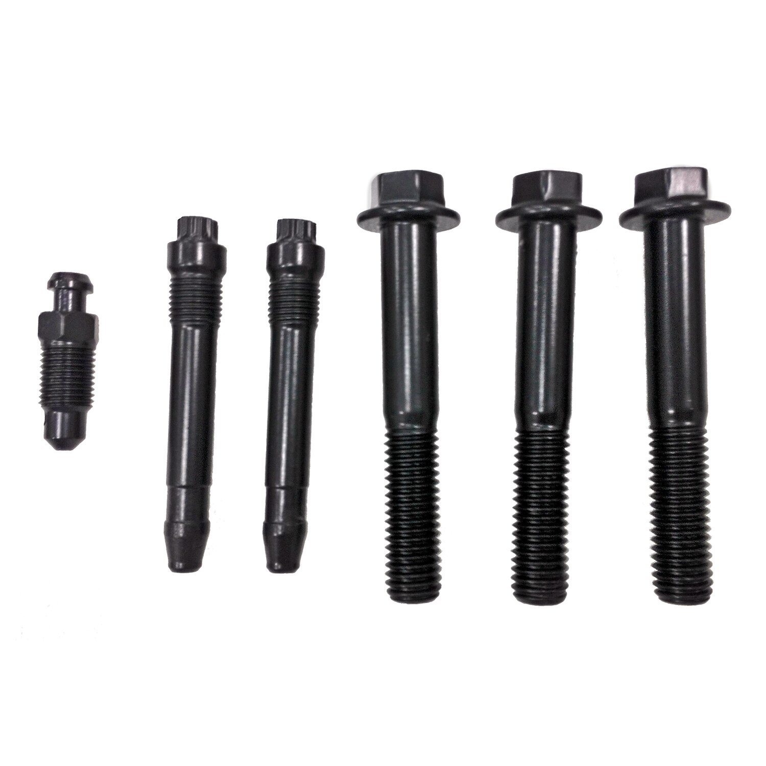 Brake caliper & pad mount kit fr/rr, Black