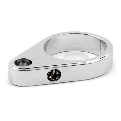 Chrome; 1 1/2" ID; 1 hole 10mm