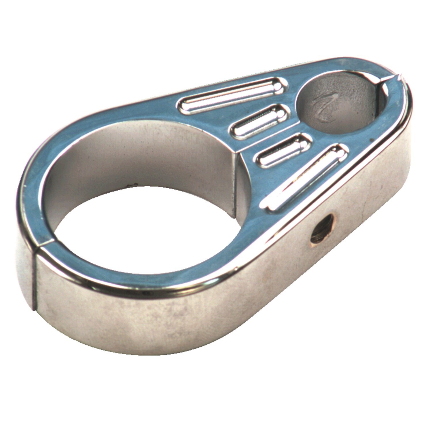 Clutch cable clamps, slotted