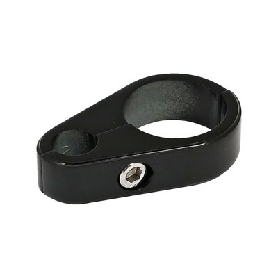 Black; 1" ID; 1 hole 10mm