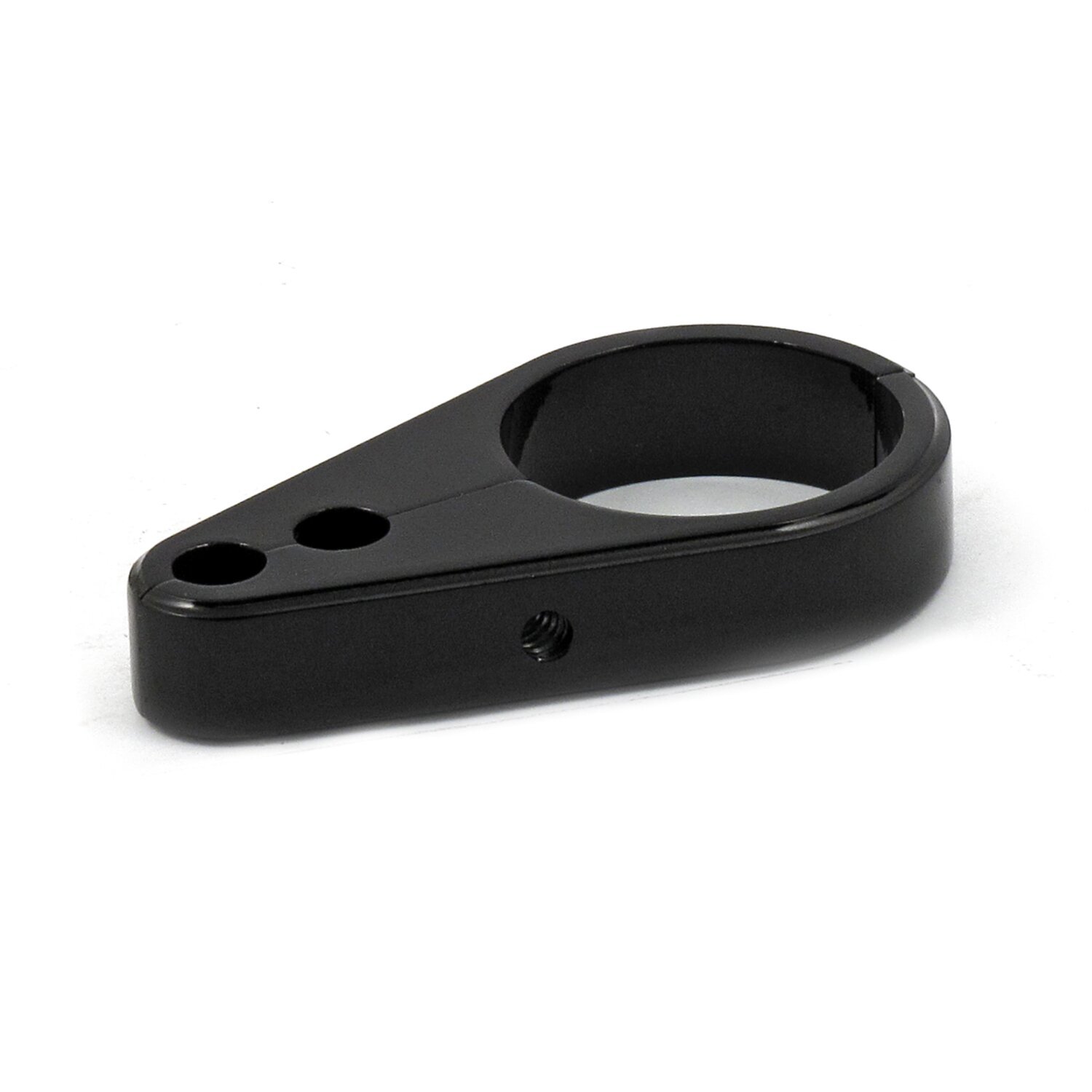 2-piece frame cable clamp. Throttle/Idle, Black