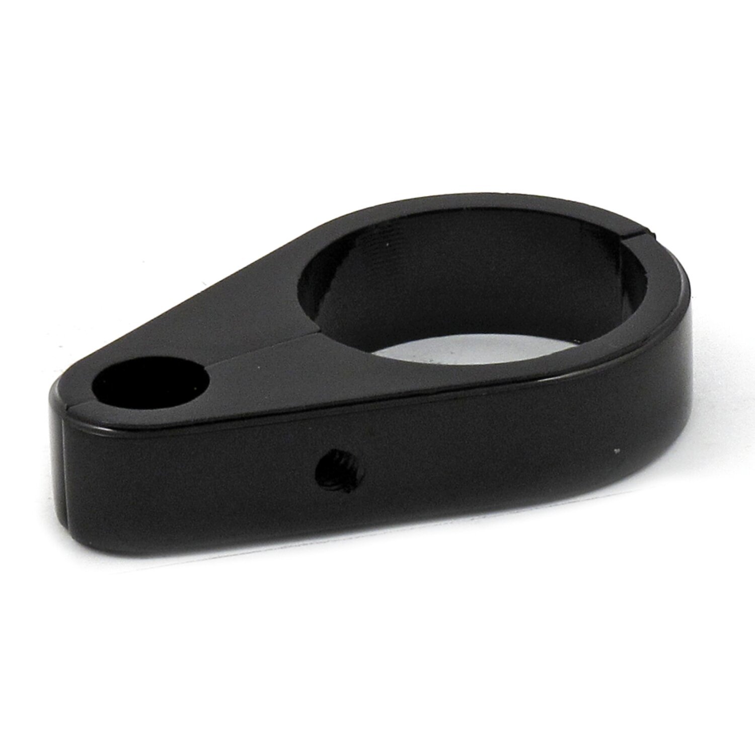 2-piece frame cable clamp. Clutch, Black