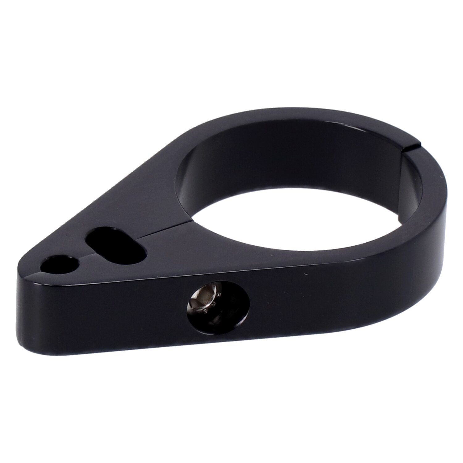 2-Piece frame cable clamp. Throttle/Idle/Brake, Black