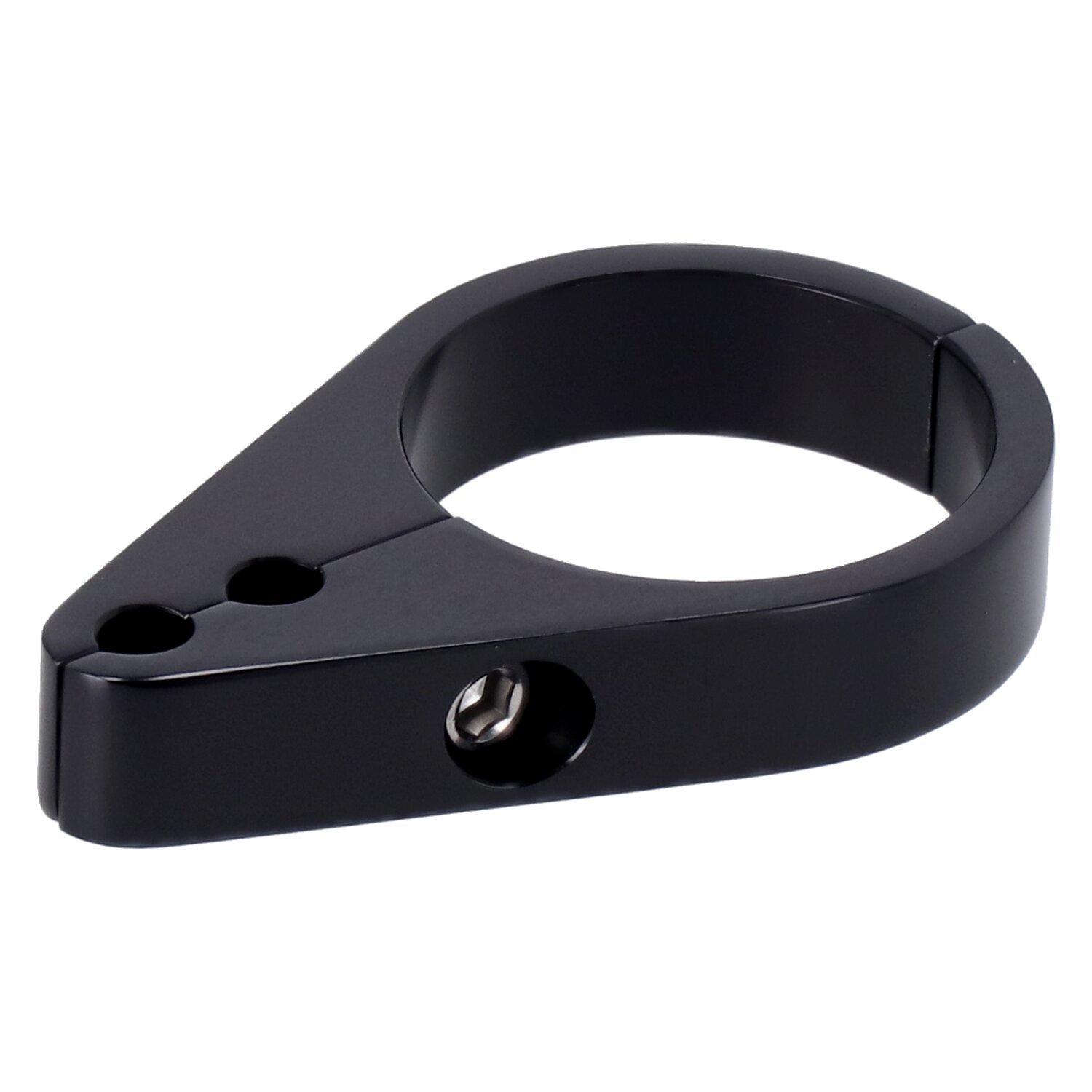2-piece frame cable clamp. Throttle/Idle, Black