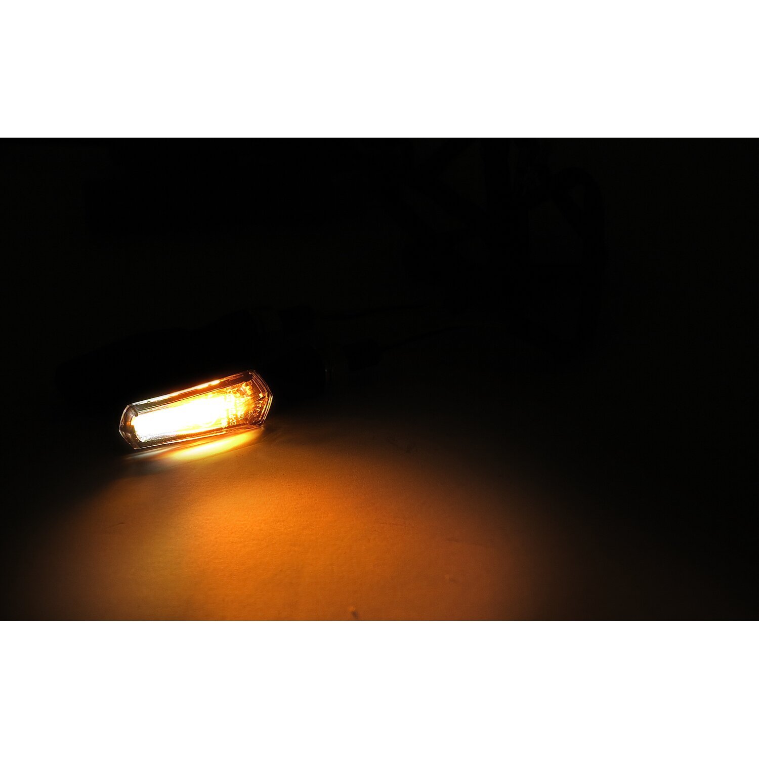 Cob, LED turn signal / running light combo, Black