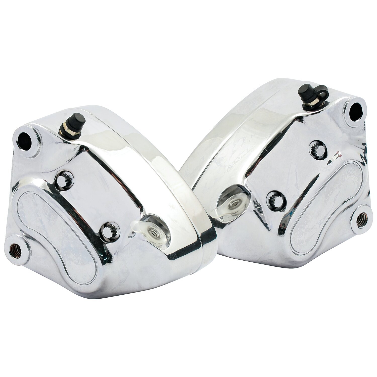 OEM style brake caliper set, left & right, Chrome